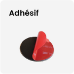 Illustration d'une fixations adhésive disponible pour les capteurs et trackers