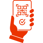 Illustration d’un outil identifié par QR Code scanné avec un smartphone