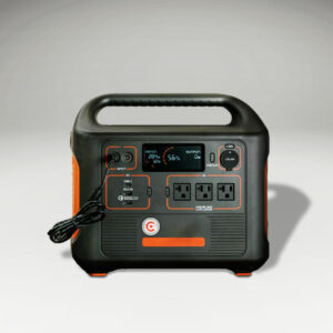 Photo d’un capteur COMPACT BLE fixé sur une batterie