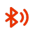 Illustration du logo bluetooth en rouge
