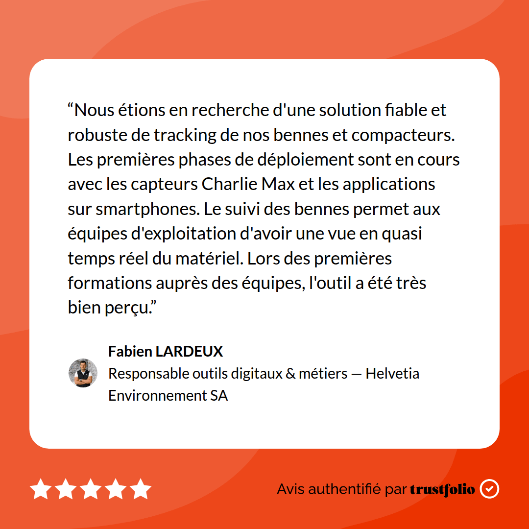 Avis témoignage client - Helvetia Environnement