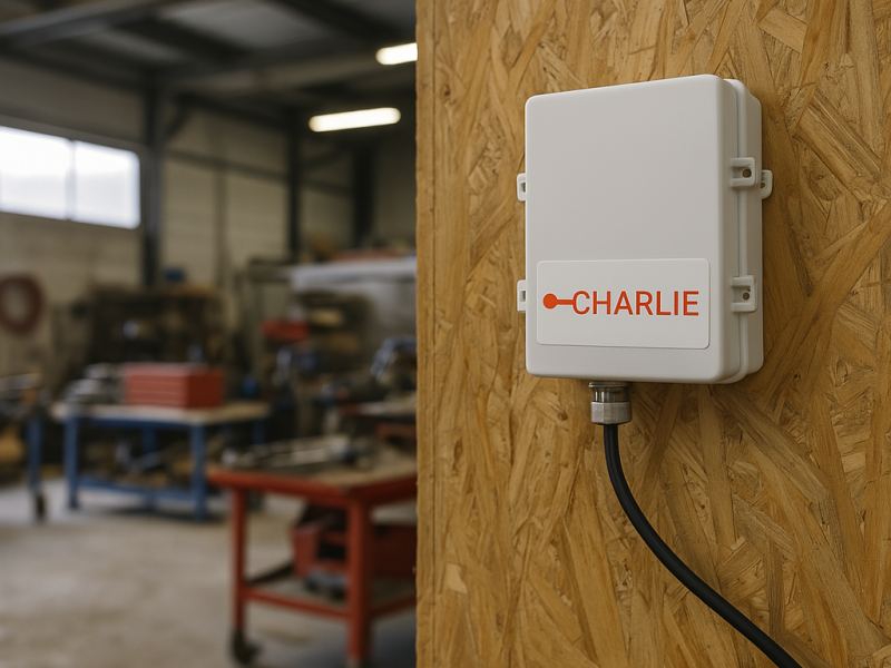 Photo du tracker GPS GC06 installé en atelier