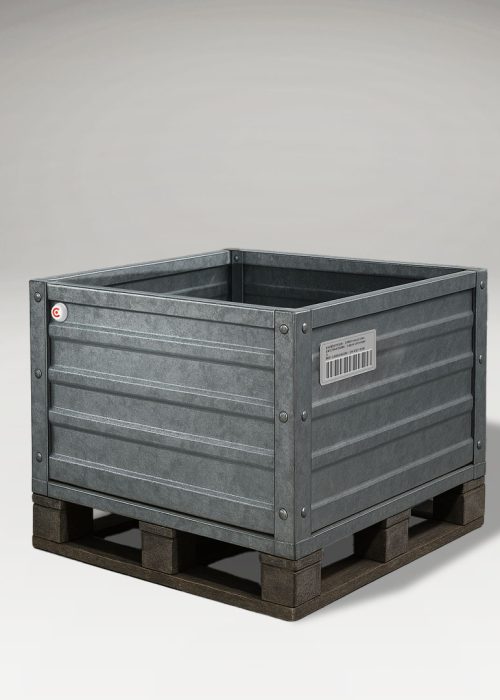 Photo d’un capteur MAX BLE sur une caisse palette