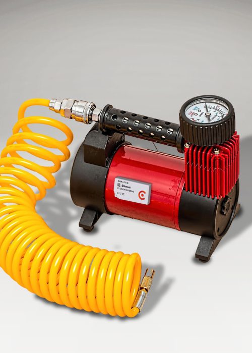 Photo d’un capteur BLE fixé sur un compresseur