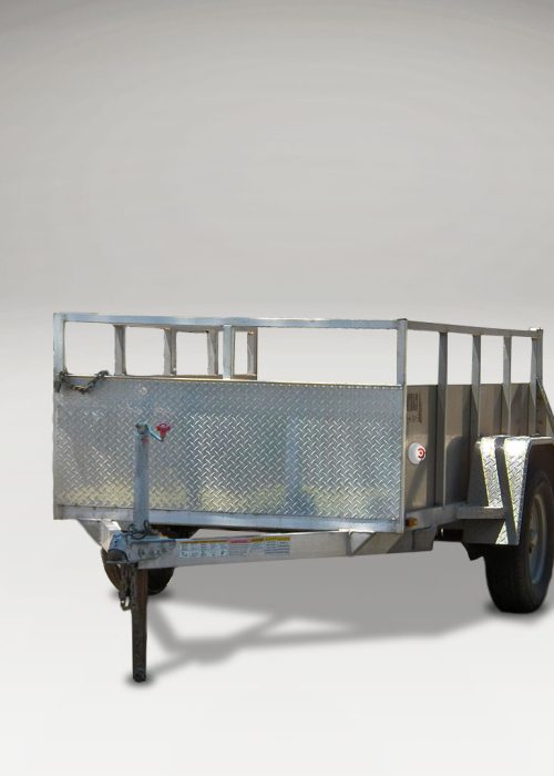 Photo d’un capteur MAX BLE fixé sur une remorque